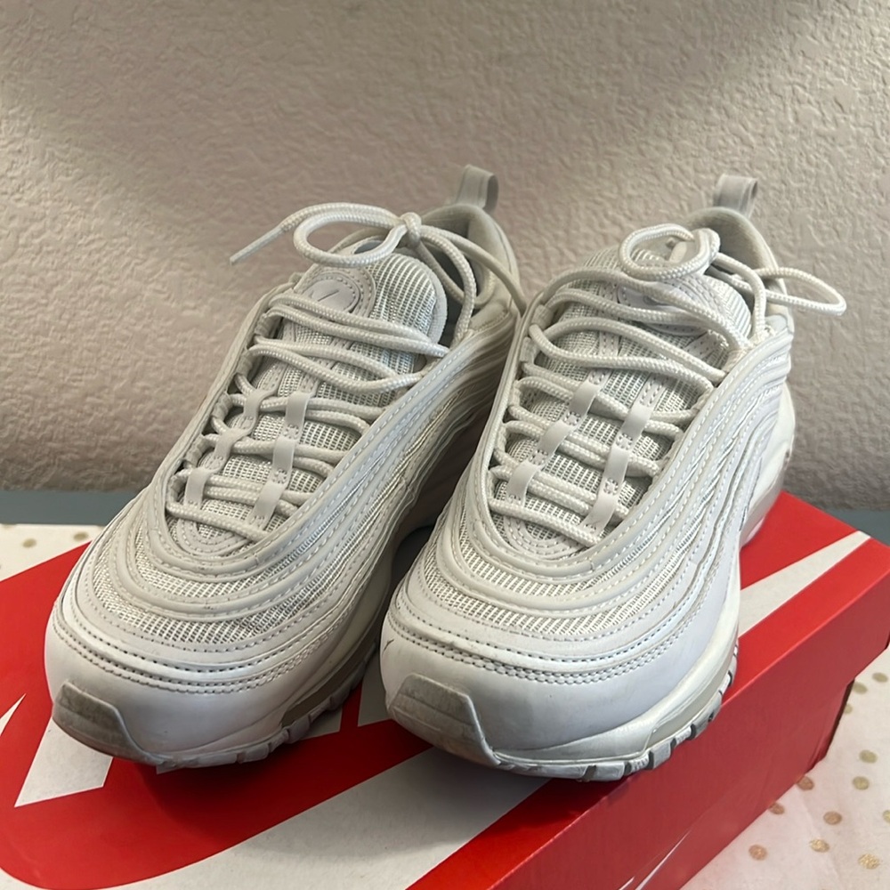 Women’s Air Max 97-White/White Pure Platinum